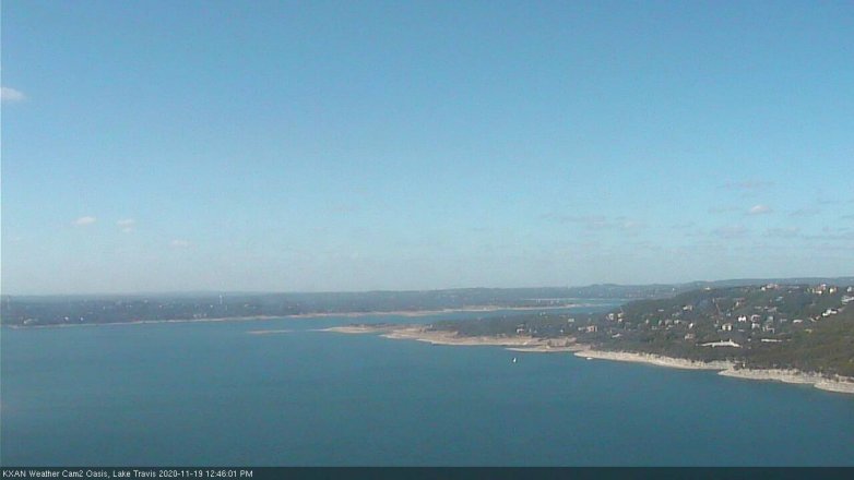 Lake Travis webcam, November 19, 2020 12:45 PM CT