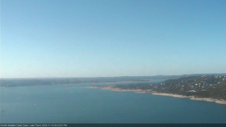 Lake Travis webcam, November 19, 2020 2:25 PM CT