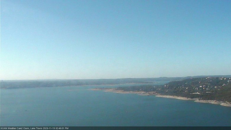 Lake Travis webcam, November 19, 2020 2:45 PM CT
