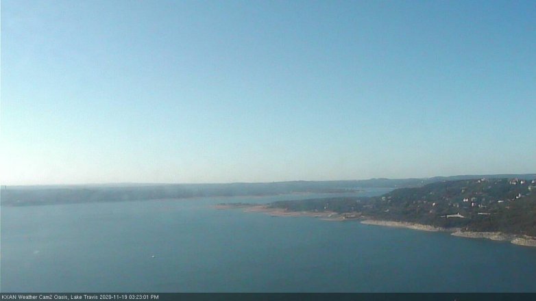 Lake Travis webcam, November 19, 2020 3:25 PM CT