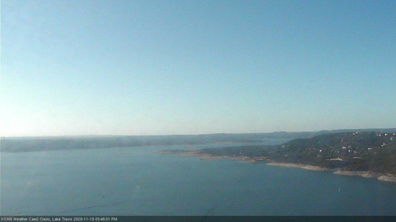 Lake Travis webcam, November 19, 2020 3:45 PM CT