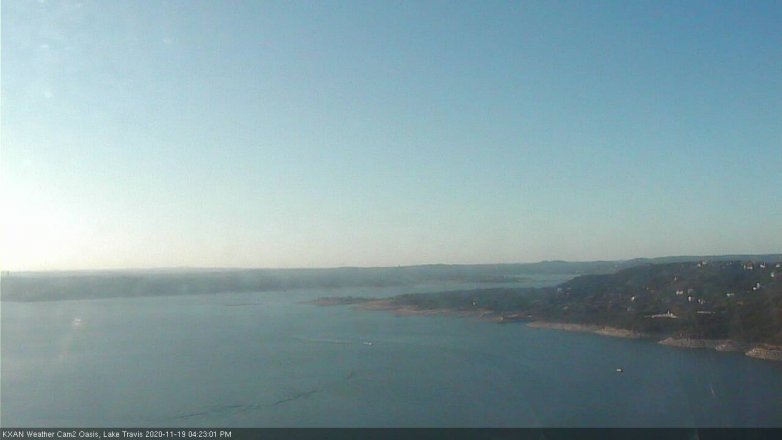 Lake Travis webcam, November 19, 2020 4:25 PM CT