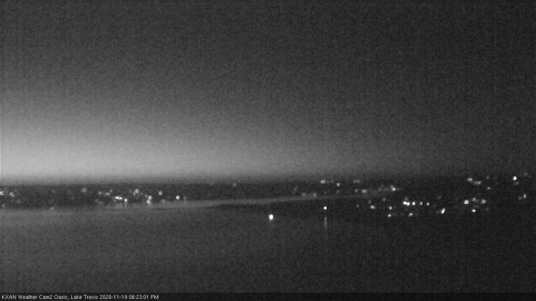 Lake Travis webcam, November 19, 2020 6:25 PM CT