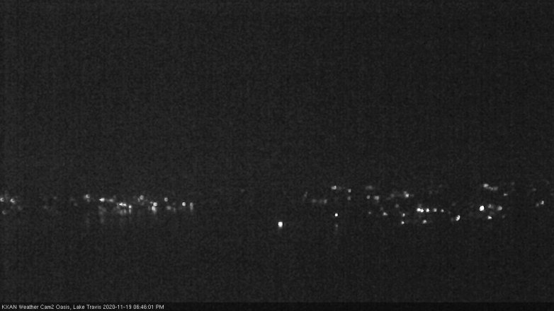 Lake Travis webcam, November 19, 2020 6:45 PM CT