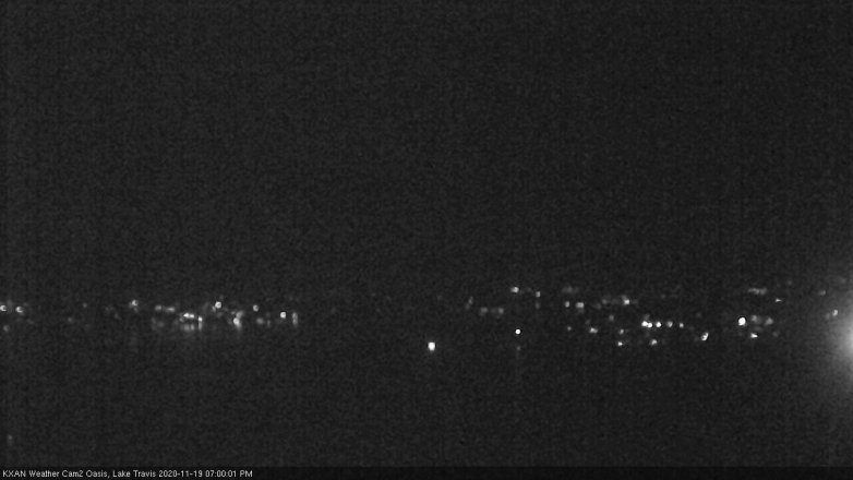Lake Travis webcam, November 19, 2020 7:00 PM CT