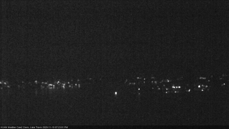 Lake Travis webcam, November 19, 2020 7:25 PM CT