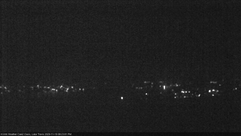 Lake Travis webcam, November 19, 2020 8:25 PM CT
