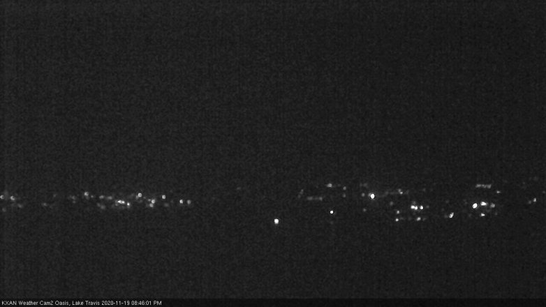 Lake Travis webcam, November 19, 2020 8:45 PM CT