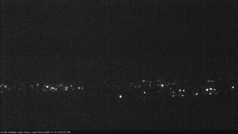 Lake Travis webcam, November 19, 2020 10:25 PM CT