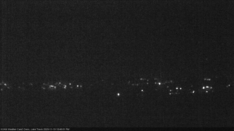 Lake Travis webcam, November 19, 2020 10:45 PM CT