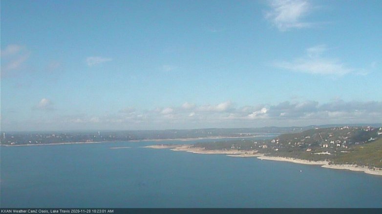 Lake Travis webcam, November 20, 2020 10:25 AM CT