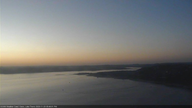 Lake Travis webcam, November 20, 2020 5:45 PM CT