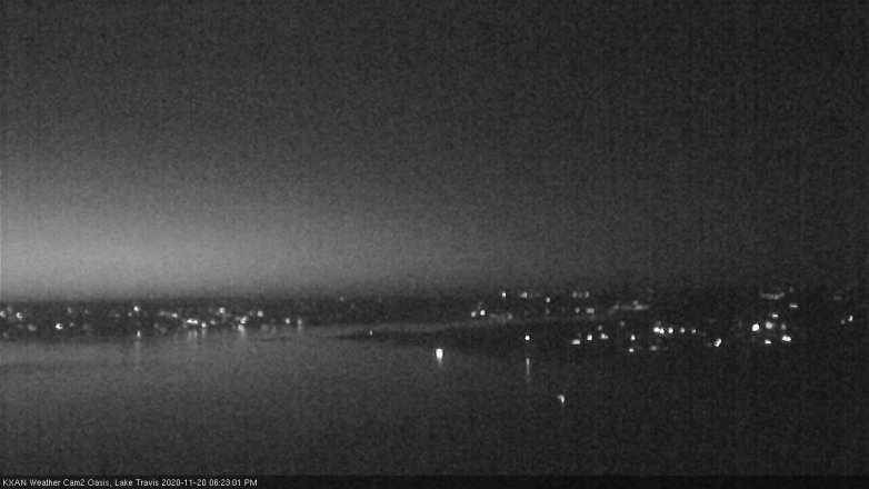 Lake Travis webcam, November 20, 2020 6:25 PM CT