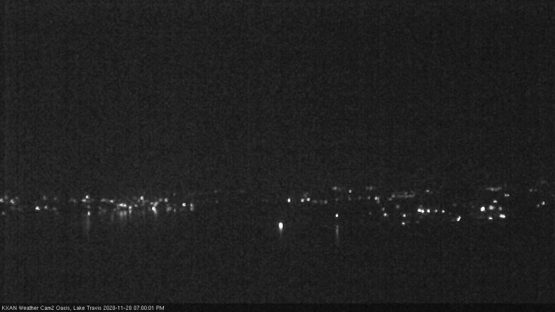 Lake Travis webcam, November 20, 2020 7:00 PM CT