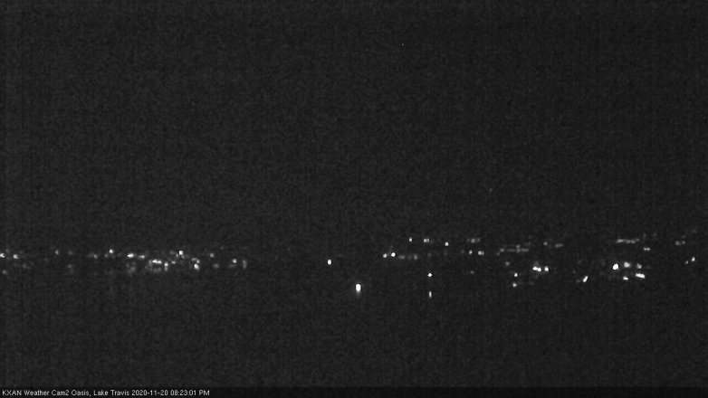 Lake Travis webcam, November 20, 2020 8:25 PM CT
