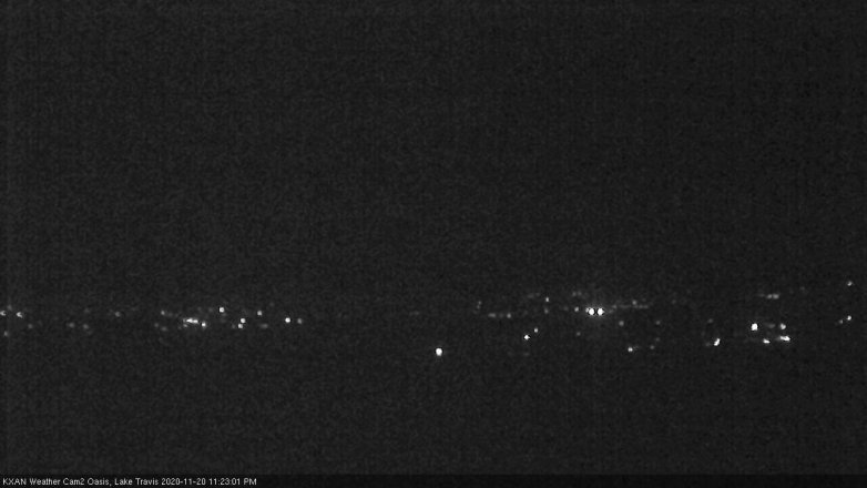 Lake Travis webcam, November 20, 2020 11:25 PM CT