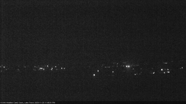 Lake Travis webcam, November 20, 2020 11:45 PM CT
