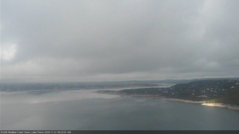 Lake Travis webcam, November 21, 2020 9:25 AM CT