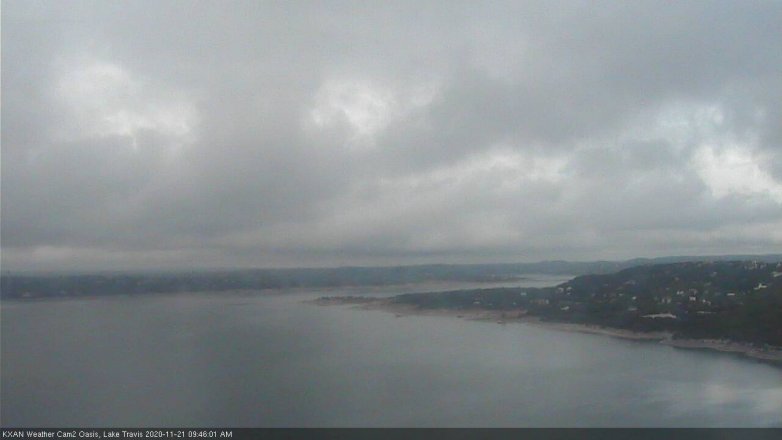 Lake Travis webcam, November 21, 2020 9:45 AM CT