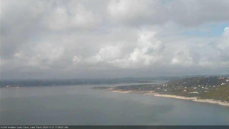 Lake Travis webcam, November 21, 2020 11:00 AM CT