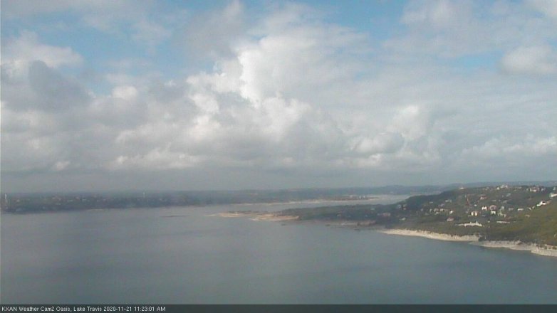 Lake Travis webcam, November 21, 2020 11:25 AM CT