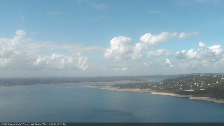 Lake Travis webcam, November 21, 2020 12:45 PM CT