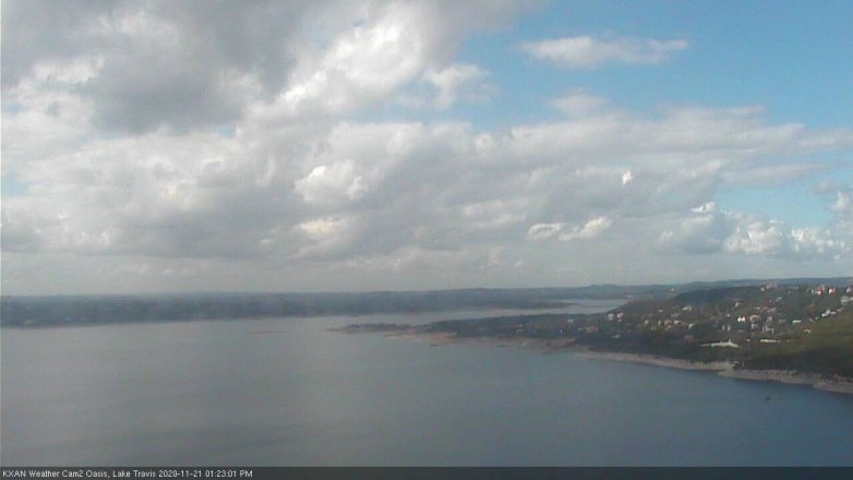 Lake Travis webcam, November 21, 2020 1:25 PM CT