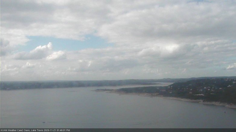Lake Travis webcam, November 21, 2020 1:45 PM CT