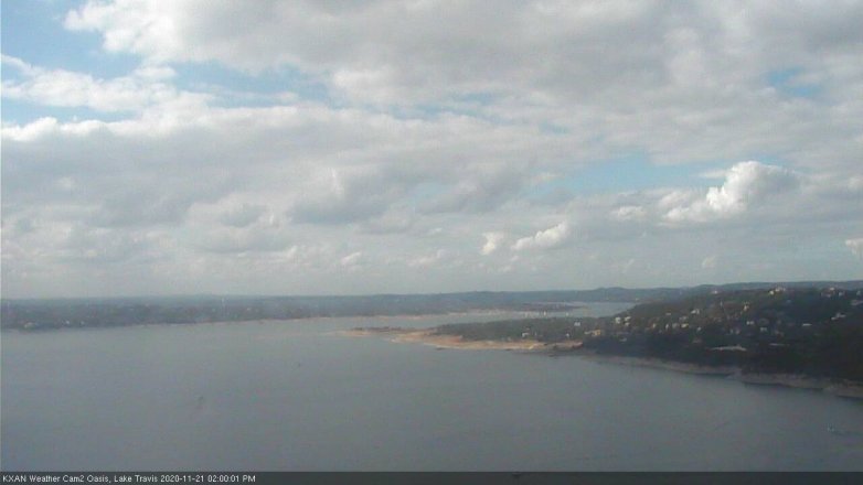 Lake Travis webcam, November 21, 2020 2:00 PM CT