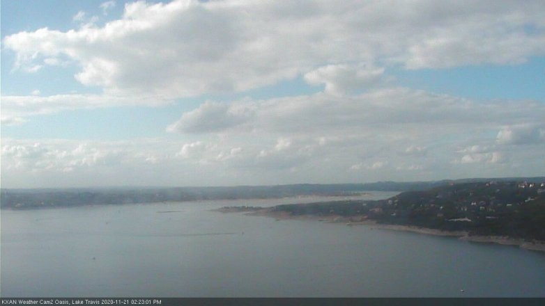 Lake Travis webcam, November 21, 2020 2:25 PM CT