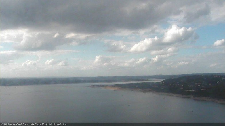 Lake Travis webcam, November 21, 2020 2:45 PM CT
