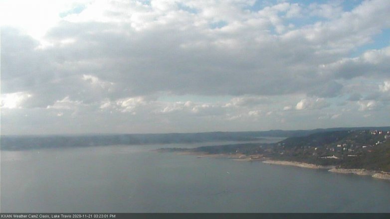 Lake Travis webcam, November 21, 2020 3:25 PM CT