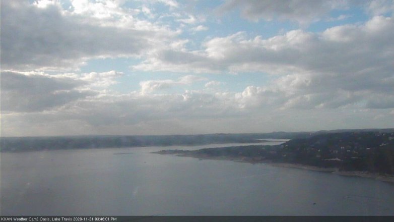 Lake Travis webcam, November 21, 2020 3:45 PM CT