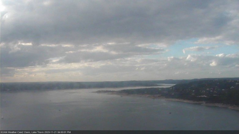 Lake Travis webcam, November 21, 2020 4:00 PM CT