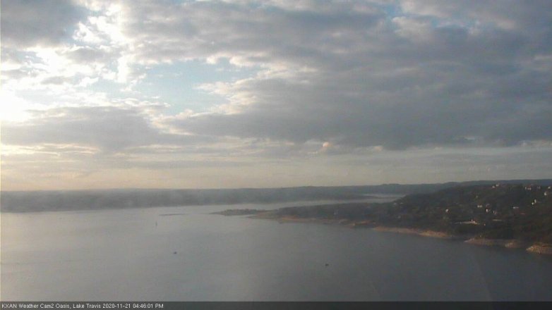 Lake Travis webcam, November 21, 2020 4:45 PM CT