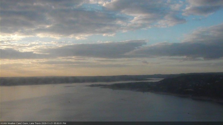 Lake Travis webcam, November 21, 2020 5:00 PM CT