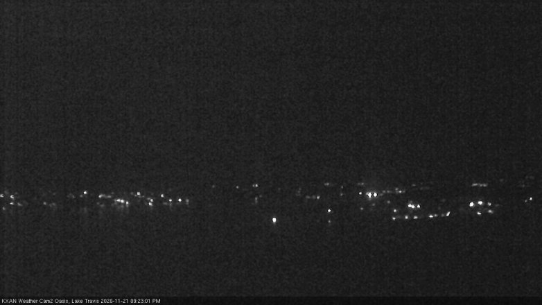 Lake Travis webcam, November 21, 2020 9:25 PM CT