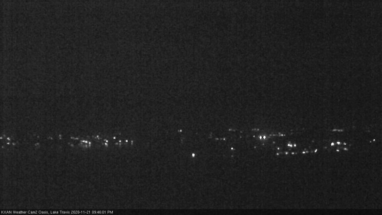Lake Travis webcam, November 21, 2020 9:45 PM CT