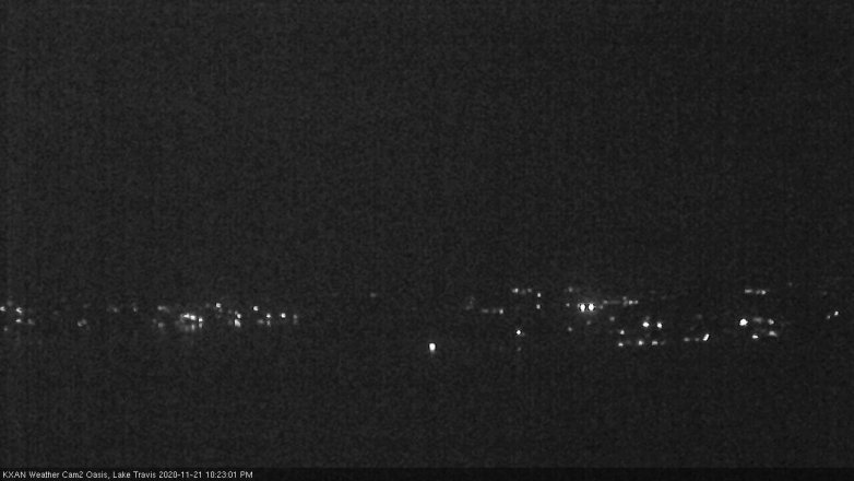 Lake Travis webcam, November 21, 2020 10:25 PM CT