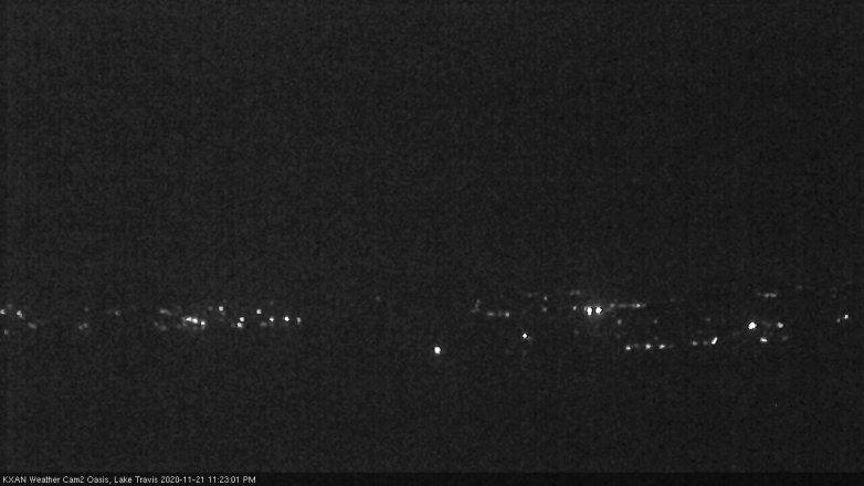 Lake Travis webcam, November 21, 2020 11:25 PM CT