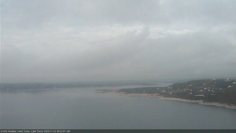 Lake Travis webcam, November 22, 2020 9:25 AM CT