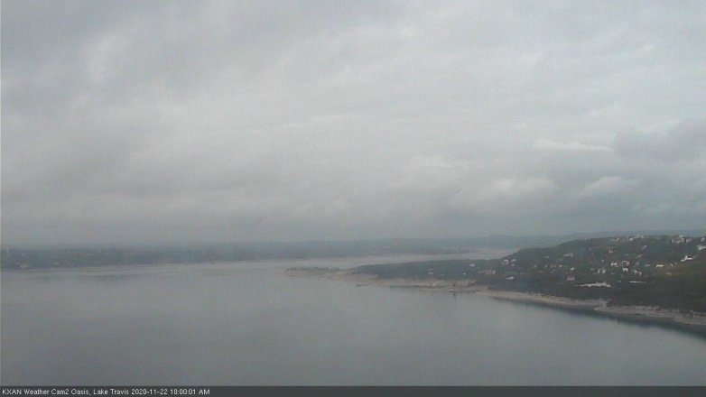 Lake Travis webcam, November 22, 2020 10:00 AM CT