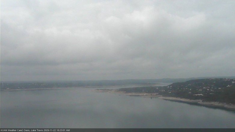 Lake Travis webcam, November 22, 2020 10:25 AM CT