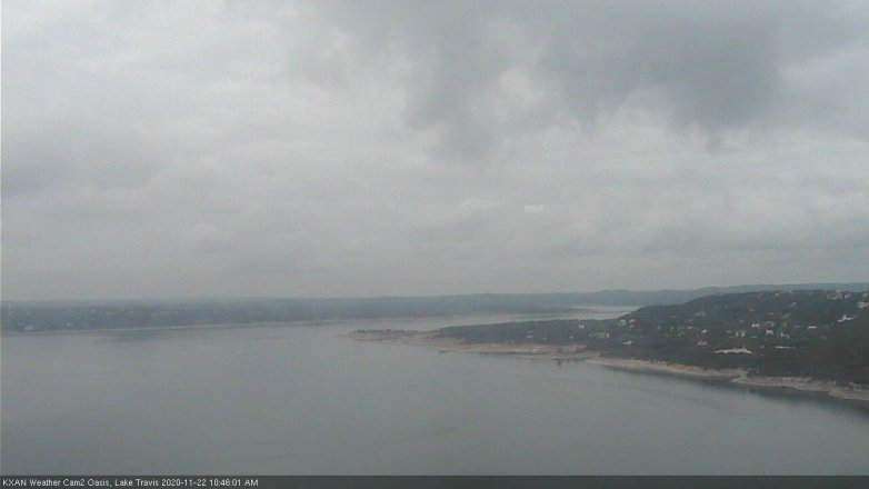 Lake Travis webcam, November 22, 2020 10:45 AM CT