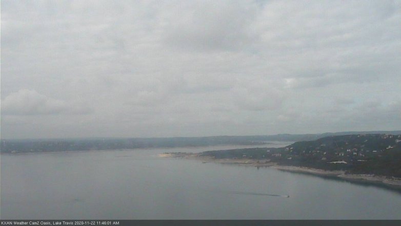Lake Travis webcam, November 22, 2020 11:45 AM CT