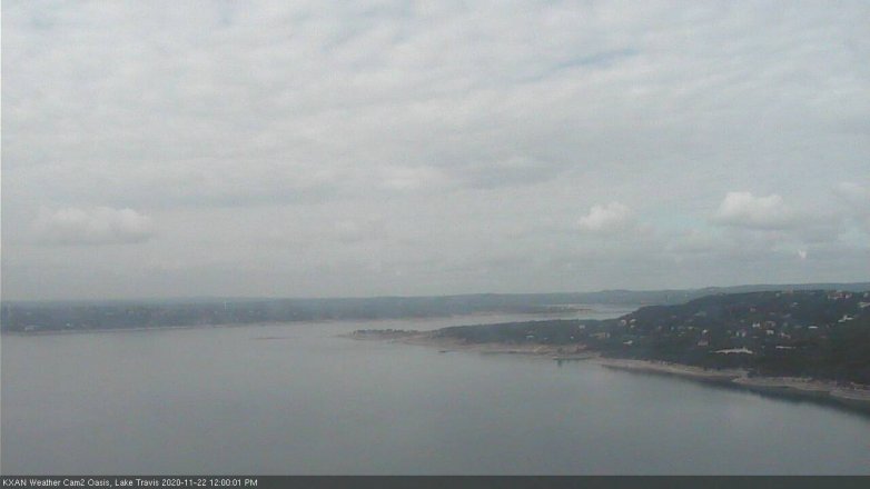 Lake Travis webcam, November 22, 2020 12:00 PM CT