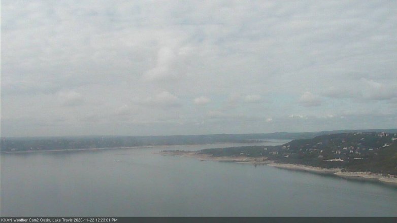 Lake Travis webcam, November 22, 2020 12:25 PM CT
