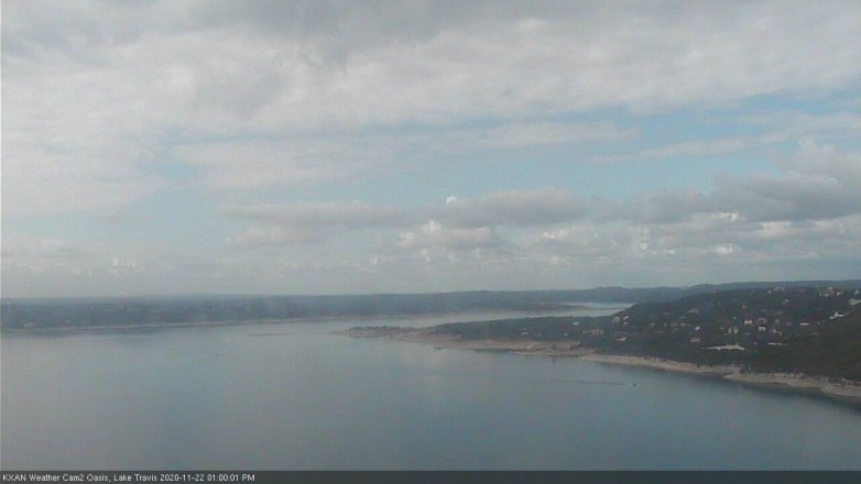 Lake Travis webcam, November 22, 2020 1:00 PM CT
