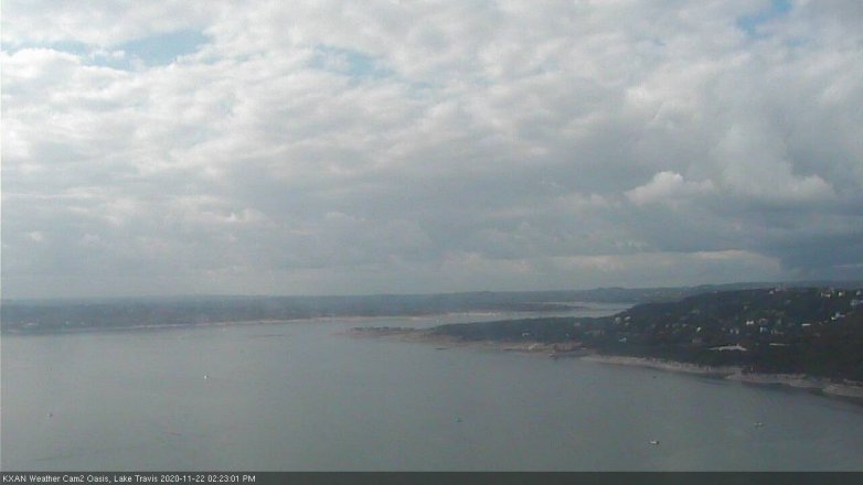 Lake Travis webcam, November 22, 2020 2:25 PM CT