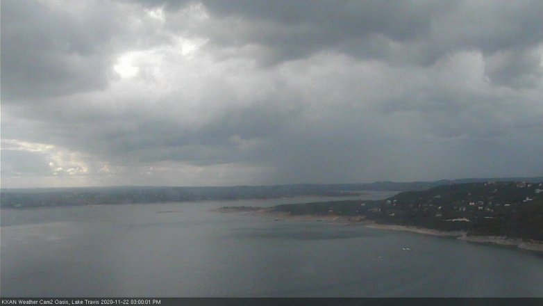 Lake Travis webcam, November 22, 2020 3:00 PM CT
